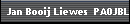 Jan Booij Liewes  PA0JBL